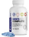 Bronson ONE Daily Mens 50+ Complete Multivitamin Multimineral, 180 Tablets