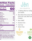 ALO JEN Collagen  Aloe Vera Infused Water Peach  Plum  155 fl oz Pack of 12  Real Aloe Vera Juice