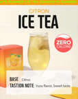 Ssanggye Iced Tea Citron 12g X 10 Tea Bags Refreshing Taste Premium Fruit Herbal Blend Tea Herbtea Aromatic Berry Water Coffee Alternative Hot  Cold Daily Drink for 4 Seasons Made in Korea