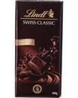 Lindt Swiss Classic Dark Chocolate - 100g