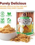 Organic French Fried Crispy Onions  Kosher Vegan GlutenFree NONGMO USDA Organic  6 Oz 1 Pack Total of 6 Oz