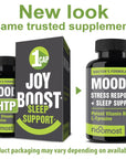 NooMost Mood Support Supplement for Mood Boost, Calm Mind & Body, Stress Response, Energy Supplement - Herbal Adaptogens: Ashwagandha, L Tyrosine, 5 HTP, Passion Flower, 30 Counts