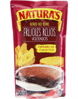 Naturas Refried Red Kidney Beans Frijoles Rojos Volteados  100 Plant Based  Ready To Serve Made With Ground Beans of BeansNo PreservativeNo Artificial Colors100 Natural 400g14 oz 3 pack