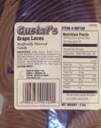 Gustafs Juicy Grape Licorice Laces  2 Lb Bag