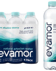 Evamor Natural Alkaline Artesian Water 32oz Bottles Pack of 6