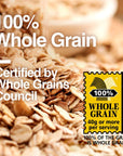 Wholly Moly 5 Grains Cereal MultiGrain Oatmeal of rye barley oats wheat and Khorasan wheat High Fiber No Sugar Added All Natural Vegan Friendly Whole Grain Council Certified