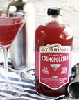 Stirrings 3 Pack Cosmopolitan Cocktail Mix 750ml Bottles  Real Juice No Preservatives  90 Calories  Drink Mixer