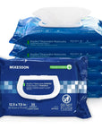 McKesson StayDry Disposable Wipe 6 Pack 300 Washcloths  Large Adult Body and Incontinence Washcloths with Aloe and Vitamin E AlcoholFree 50 Wipes Per Pack