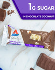 Atkins Endulge Chocolate Coconut Bar, Dessert Favorite, High in Fiber, 1g Sugar, 10 Count