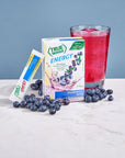 True Lemon Energy Blueberry Acai  Strawberry Dragonfruit Drink Mix with By The Cup Mood Spoons