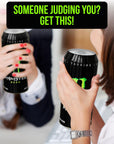 Skywin Silicone Can Sleeve Black  Drinks Can Cover can Hides Can 24 oz 710ml by Disguising it as a Can of Soda