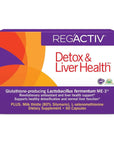 REG'ACTIV Detox & Liver Health, 60 Capsules, with Glutathione-producing Lactobacillus fermentum ME-3