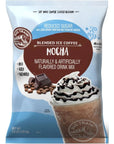 Big Train Reduced Sugar Mocha Blended Ice Coffee Beverage Mix 35 Pound Pack of 1