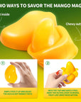 Amos Peelable Mango Candy Peelerz Gummy Mango Peeling CandyResealable 219oz Bag Pack of 3