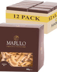 Casarecce Pasta, Bronze Die Cut Artisan Pasta from Italy, Pack of 12, Strozzapreti Homemade Italian Pasta,100% Durum Semolina, Marulo Pasta di Torre Annunziata.