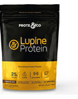 PROTE & CO - Lupin-Based Vegan Protein Powder, Chocolate Flavor, 1.63 Lb.