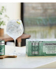 Fever Tree Elderflower Tonic Water  Premium Quality Mixer  Soda  Refreshing Beverage for Cocktails  Mocktails 150ml Cans Pack of 5