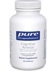 Pure Encapsulations Cognitive Aminos  Hypoallergenic Supplement - 120 Capsules