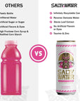 SaltyWater Electrolyte Drink Fruit Punch  Zero Sugar Premium Sports Drink Minerals Taurine BVitamins Zinc NonCarbonated Zero Caffeine Hydration Drink  12 Pack 12 oz