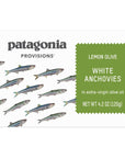 Patagonia Provisions Lemon Olive Spanish White Anchovies 42oz unit