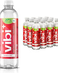 Vibi+ Strawberry Kiwi Prebiotic Water - 16.9 fl oz - Pack of 12