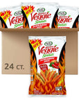 Sensible Portions Garden Veggie Straws Screamin Hot 075 Oz Pack of 24