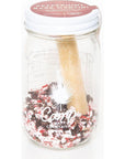 Camp Craft Cocktail Mix - Peppermint Bark Martini - 16 oz Glass Jar Mixer for Cocktails