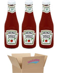 Heinz Classic Glass Ketchup Bottles, 14 Ounce (Pack of 3)