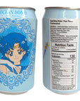 Ocean Bomb Carbonated Water Sailor Scouts Anime Collectible Can Drink Moon Mercuty Mars Jupiter Venus with 1 Blehblu Coaster