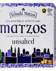 Yehuda Unsalted Matzo Thins 105oz 3 Pack Airy Crisp  Delicious Matzah Crackers  Kosher for Passover