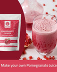 Pomegranate Juice Powder 227g  100 Natural Pomegranate Fruit Powder 8 oz  Pomegranate Powder for Smoothie  Beverage  Free from Preservatives Artificial Colors  Vegan GlutenFree