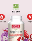 Jarrow Formulas Arginine 1000 mg - 100 Tablets - Supports Nitric Oxide & Protein Synthesis - Dietary Supplement Supports Tissue Repair - Men’s Health Formula - Up to 100 Servings