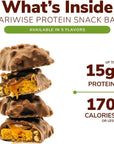 BariWise Protein Bar Caramel Crunch 170 Calories 15g Protein Gluten Free 7ct