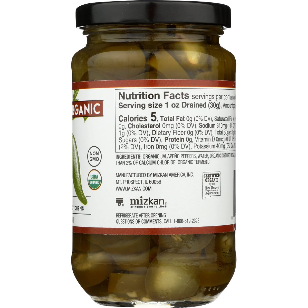 RIO LUNA Organic Nacho Sliced Jalapenos 12 OZ