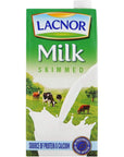 Lacnor Milk Skimmed - 1 Litre (Pack Of 12)