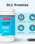 De La Cruz Lactose Powder  Pure Lactose Monohydrate Milk Sugar NF Grade 24 OZ