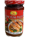 Gluten Free Thai Tom Yum Paste Instant Hot and Sour Soup Base 8 oz imported from Thailand 1 pack