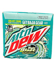 Mtn Dew Baja Blast Tropical Lime Munchie Box Reserve Regular Pack of 12 12Oz Cans