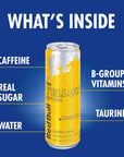 Red Bull Energy Drink Tropical Yellow Edition 12 fl oz 24 Pack