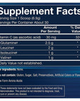 BODYTECH BCAA + Glutamine Powder - Unflavored (14.4 oz./59 Servings)