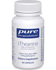 Pure Encapsulations L-Theanine - Amino Acid Supplement - 60 Capsules