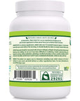 Herbal Secrets Organic Wheatgrass Powder Supplement  16 Oz  NonGMO  Gluten Free  Made in USA