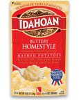 Idahoan Variety Pack Flavored Mashed Potatoes Made with GlutenFree 100Percent Real Idaho Potatoes 4oz Pack of 12