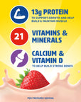 Carnation Breakfast Essentials Complete Nutritional Drink Strawberry 126 oz Packet 60 Ct