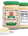 Laxmi Garlic Paste 24oz  Premium quality and pure Garlic Ground  Vegetarian  NonGMO certified  Ethically Sourced