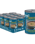 Amy's Soup, Mushroom Bisque Soup With Porcini, Gluten Free Organic Blend of Mushrooms, Rice, Vegetables and Cream, Canned Soup, 14 Oz (12 Pack)