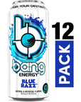 Bang Energy Blue Razz SugarFree Energy Drink 16Ounce Pack of 12