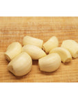 Bellino Whole Peeled Garlic Cloves 775 ounce Pack of 3 with IntFeast Bamboo Kitchen Tong