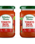 Walden Farms Tomato Basil Marinara Sauce 12 oz Jar Pack of 2  Sweet and Smooth Fresh Herbs and Spices Vegan Kosher and Keto Friendly 0g Net Carbs  Great for Bread Chicken Parmigiana and More