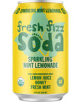 Fresh Fizz Sodas Organic Soda  All Natural Soda Sweetened With Honey Flavors Include Sparkling Juices and Soda Pops Like Cola and Ginger Ale  No Stevia Aftertaste Made With Real Food Ingredients Great For Paleo And SCD Diets